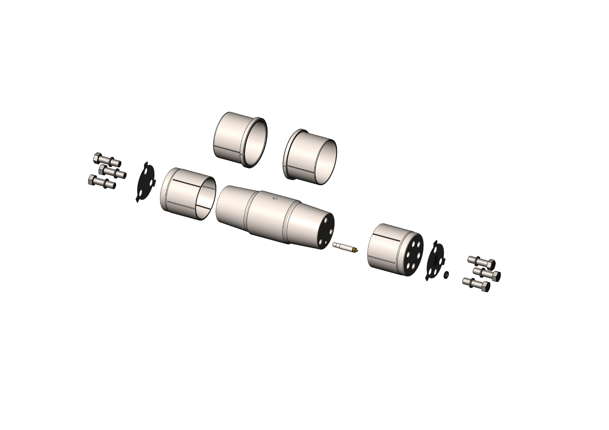 PIN ASSY: REAR SUSPENSION: COLLET MOD:EP